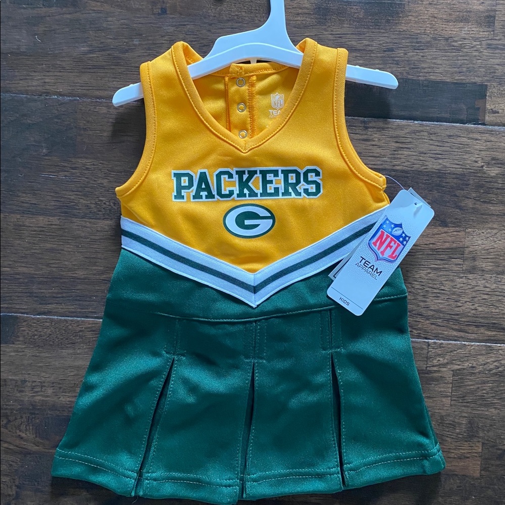 18 month Greenbay Packers Cheerleading Outfit